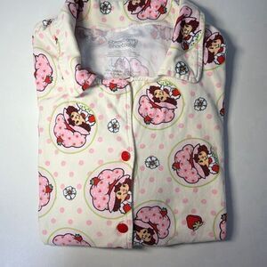 Strawberry shortcake Pajama Top Lg Short Sleeve
